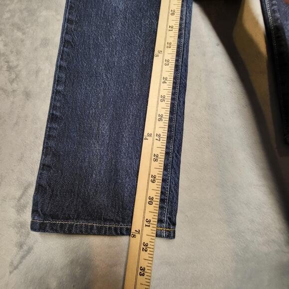 Old Navy Special Edition Jeans Womens 8 Blue Denim Straight Leg Stretch 5 Pocket - Picture 7 of 11